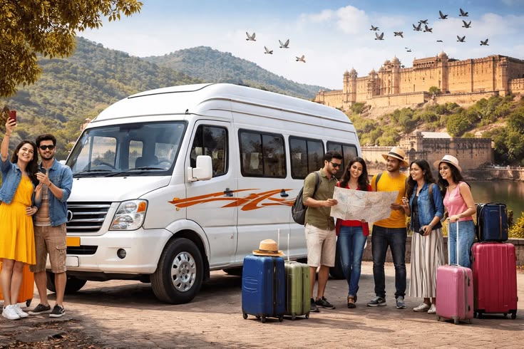 tempo traveller on rent in jaipur