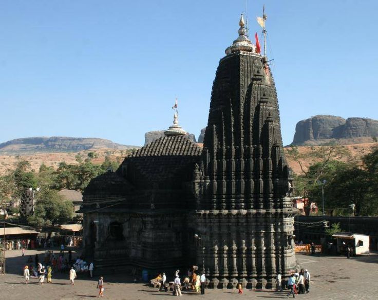trimbakeshwar temple at nashik district of maharashtra, india